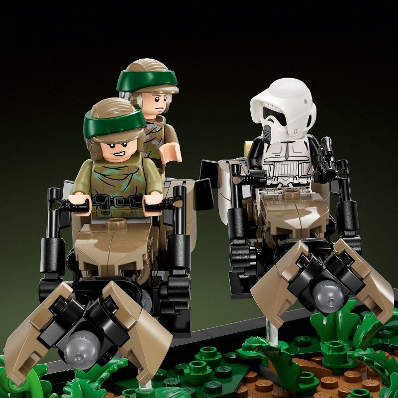 LEGO Star Wars Endor Speeder Chase Diorama Collectible Building Set 75353, 5 of 8