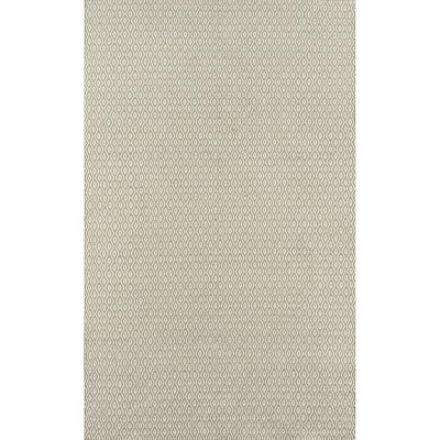 Erin Gates Green Geometric Hand-Woven Wool Rug