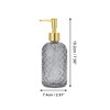 Unique Bargains Cylinder Argyle Soap Dispenser 1 Pc - 4 of 4
