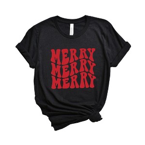 Simply Sage Market Women's Merry Stacked Short Sleeve Graphic Tee - 1 of 4