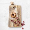 Storied Home Mango Wood Cheese and Cutting Board with Santa Hat Cut-Out, Jute Tie, and Santa Hat Block, Natural - 3 of 4