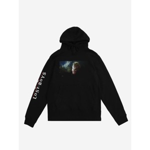 The Lost Boys Never Grow Old Long Sleeve Black Adult Hooded Sweatshirt - 1 of 4
