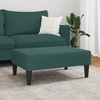 vidaXL Footstool Dark Green 30.3 in.x21.7 in.x12.2 in. Velvet - 3 of 4