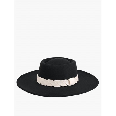 Women's Wo's Ramsey Wide Trim Fedora - Jen & Co.