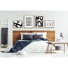 Kate and Laurel Sylvie Modern Abstract Framed Canvas Set, 4 Piece, Natural - 4 of 4