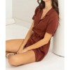 Women's Comfy Cutie Button-front Belted Romper - HYFVE - 4 of 4