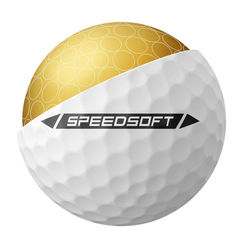 TaylorMade Speed Soft Golf Balls 12bp - White, 3 of 5