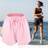 Unique Bargains Women's Flowy Running Shorts Casual High Waisted Workout Shorts 1Pc - 2 of 4