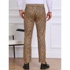 INSPIRE CHIC Men's Formal Night Out Animal Print Leopard Dress Pants - 3 of 4