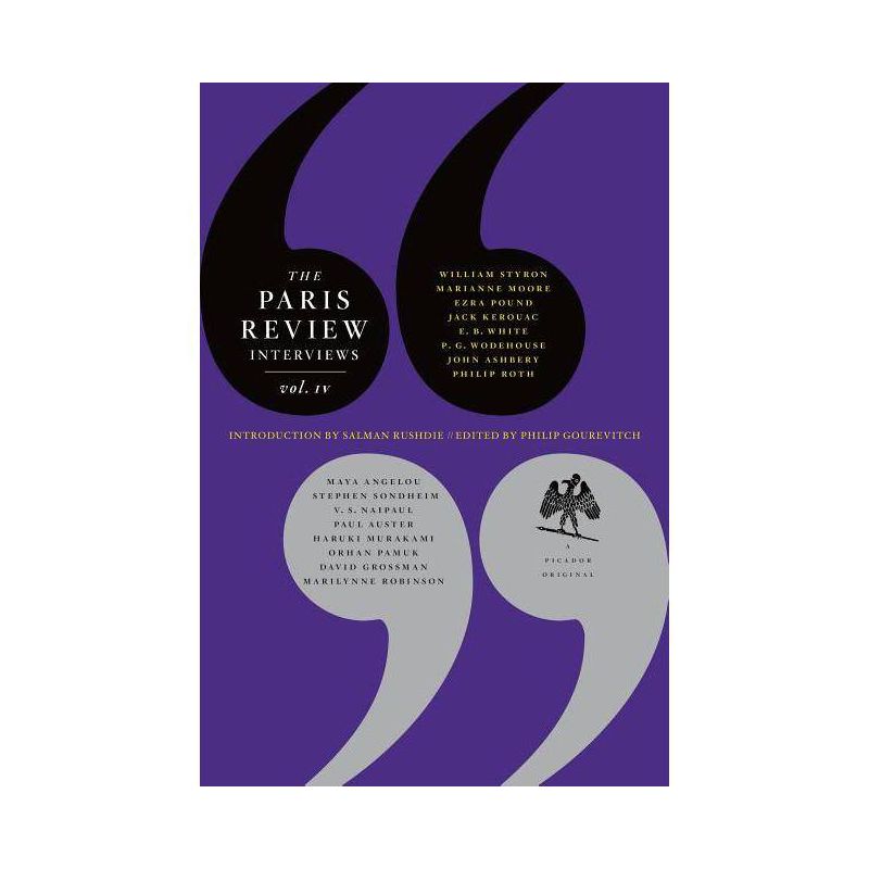 Paris Review Interviews, IV - (Paperback), 1 of 2
