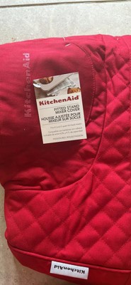KitchenAid Quilted Fitted Mixer Cover Single Pack, Grey, 14.375x18 