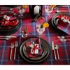 Solino Home Linen Plaid Table Runner | Red Tartan Plaid - 4 of 4