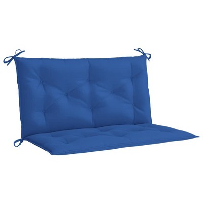 vidaXL Indoor/Outdoor Bench Cushions 2 pcs, Non-slip, Water-Repellent, Blue 39.4"x19.7"x2.8"