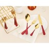 REGALWOVEN Stainless Steel Mirror Polished Flatware Set with Supporting Shelf Silverware Set 24 Pieces - 4 of 4