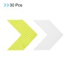 Unique Bargains Waterproof High-Visibility Warning Adhesive Reflective Arrow Labels 30 Pcs - 3 of 4
