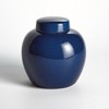 Plum & Post Koa Lidded Jar - Navy Ceramic - Handcrafted - 3 of 4