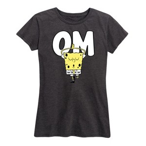 Women's - SpongeBob SquarePants - Yoga Pants Short Sleeve Graphic T-Shirt - 1 of 4