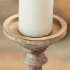 Slickblue Vintage Decorative Stand Beige Candle Holders in Small & Large Size - 2 of 4