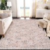 Washable Area Rug, Non-Slip Retro Floral Vintage Carpet, Non-Shedding Thin Low Pile Floor Rug for Kitchen, Dining Room, Bedroom - 2 of 4
