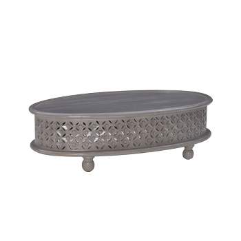 Lainey Oval Coffee Table - Linon