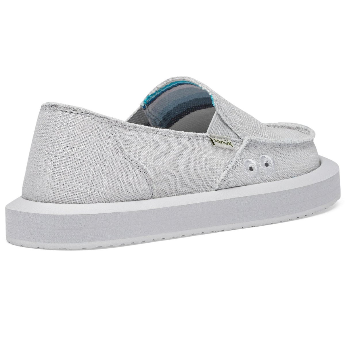 Женские туфли Sanuk Women's Donna St Hemp Loafers - Grey, 9 — фото 4