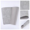 REGALWOVEN Faux Leather Washable Wipeable Non-slip Kitchen Dining Placemat 19 x 12 Inch 6 Pcs - 2 of 4