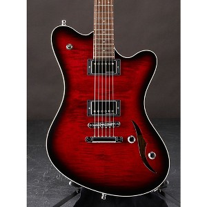 Framus Television Pro Series Electric Guitar Burgundy Blackburst - 1 of 4