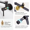 WOWOW Wall Mount Folding Pot Filler Faucet with Double Handle - 4 of 4