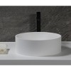 ALFI 15 Inches Round White Matte Solid Surface Resin Sink - 2 of 4
