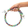 Zodaca 2 Pack Bird Rope Perch for Parakeet, Cockatiel, Parrot, Sugar Glider Cage Accessories Toys, 35 in - 3 of 4