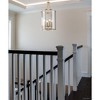 Urban Ambiance Luxury Modern Farmhouse Indoor Chandelier,  30-5/8''H x 15"W x 15''D,  Vintage Brass Finish, UHP4612 - 2 of 4