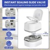 6.34 Gallon Portable Toilet, Camping RV Porta Potty with Paper,Detergent Collection,Handle Pump, Rotating Spout for Boating Hiking Trips - 4 of 4