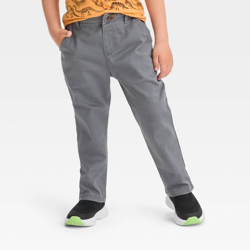 Toddler Boys' Slim Fit Chino Pants - Cat & Jack™ Gray 5t : Target