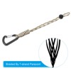 Unique Bargains Braided Wrist Polyester Keychain Badge Lanyard with Snap Hook 4 Pcs - 3 of 4