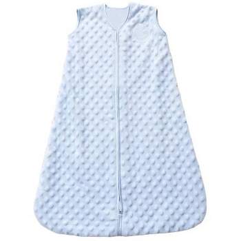 HALO Innovations Sleepsack Plushy Dot Velboa Wearable Blanket - Blue L