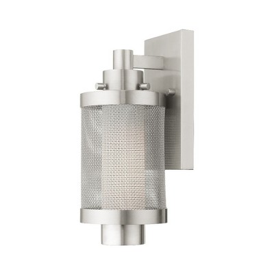 Livex Lighting Nottingham 1 - Light Wall Light in  Brushed Nickel
