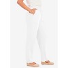 Roaman's Women's Plus Size Tall Straight Leg Soft Knit Pant - 4 of 4