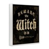 Stupell Industries Beware The Witch Vintage Phrase Framed Giclee Art - 2 of 4
