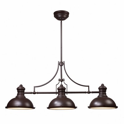 Elk Home Chadwick 3 - Light Chandelier in  Oiled Bronze