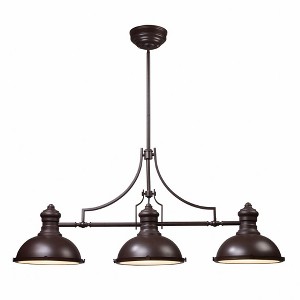 Elk Home Chadwick 3 - Light Chandelier in  Oiled Bronze - 1 of 4