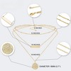 Dainty 14K Gold Plated Necklace - Delicate Pendant Choker for Women - 4 of 4
