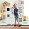 Costway Play Kitchen Pretend Play Cookware  Set Toys for Kids w/ Water Dispenser - 2 of 4