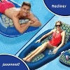 Jasonwell Ultimate 2-in-1 Pool Float Lounge, Extra Large, Inflatable Float for Adults with Adjustable Backrest & Cupholder, Blue - 2 of 4