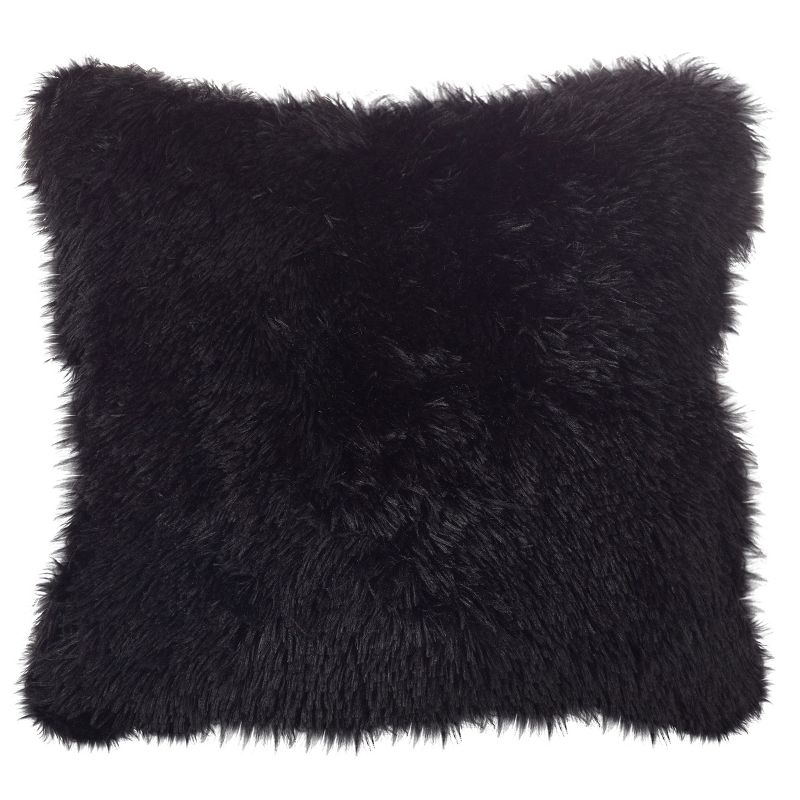 Classic Down-Filled with Faux Fur Design Throw Pillow - Saro Lifestyle, 1 of 6