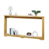 APRILSOUL70.1"corrugated texture storage table for entranceways, narrow wooden console sofa table - 2 of 4