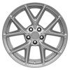 OE Wheels NS20 19 Inch Rim Fits Maxima Style 5x114.3 19x8 Gloss Silver - Hollander 62512 (1) - 2 of 4