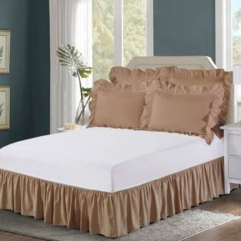 Wrap-around Ruffled Bed Skirt - Bed Maker's