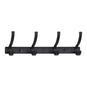 REGALWOVEN Wall Mount Entryway Bedroom Coat Hat Rack with 4 Hooks 1 Pc - 1 of 4