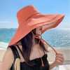 Anna-Kaci Women's Reversible Wide - Brim Sun Hat with Adjustable Chin Strap - 3 of 4