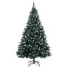 Artificial Christmas Tree Green and White PVC, Steel 71 in - 2 of 4